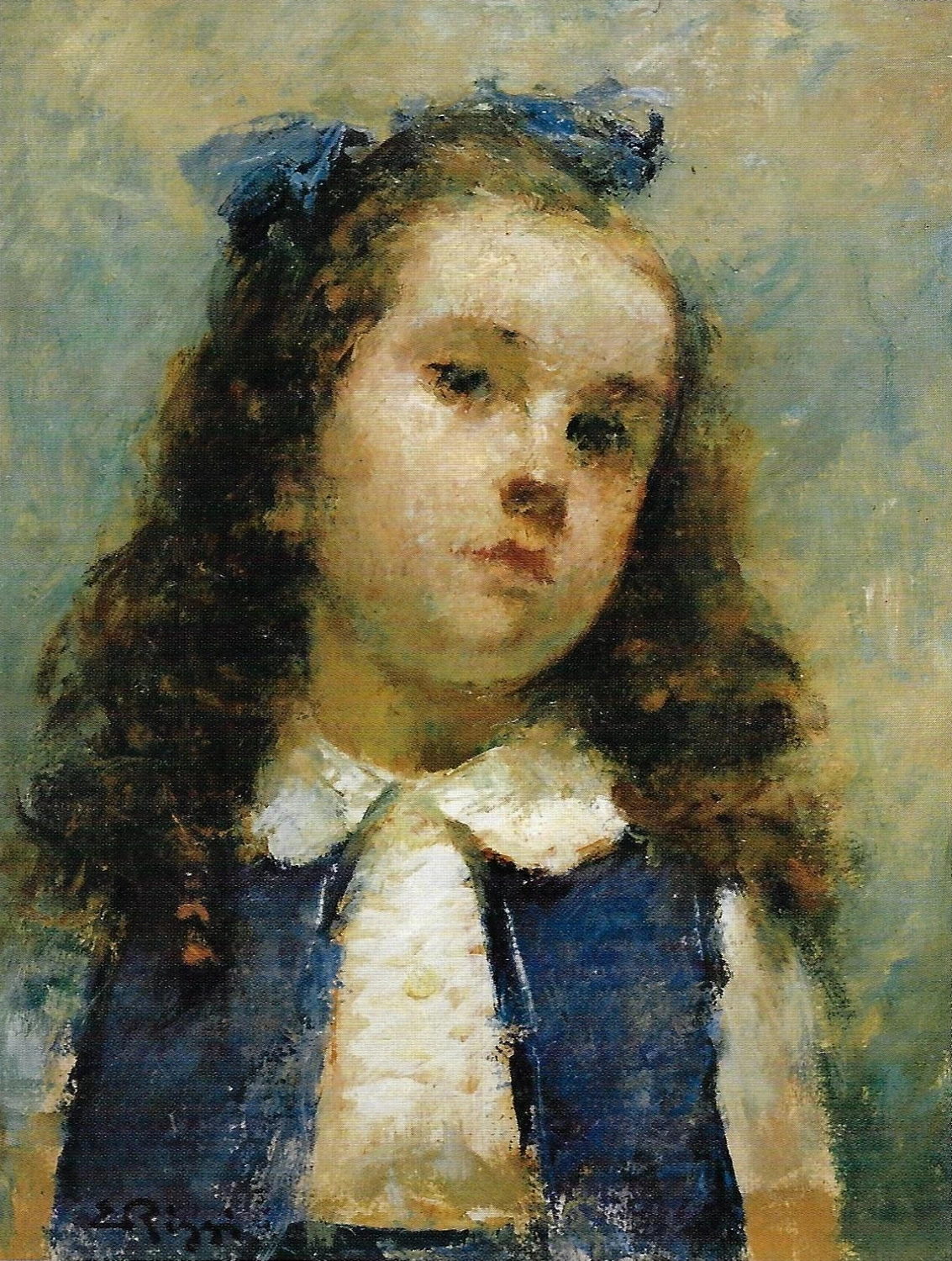 Bimba con fiocco azzurro, 1948